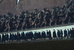 John Bulmer – Crowd With Statue [Pyongyang, NORTH KOREA 1973]