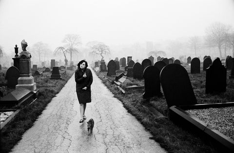 John Bulmer – Girl In Graveyard [Barnsley, ENGLAND 1965]