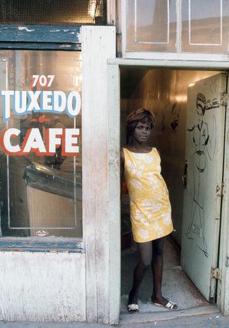John Bulmer – Woman in Yellow Dress [Oakland Cal, USA 1968]